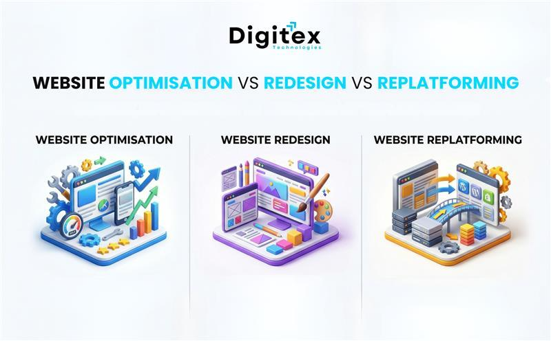 How To Choose Between Website Optimisation Vs Redesign Vs Replatforming